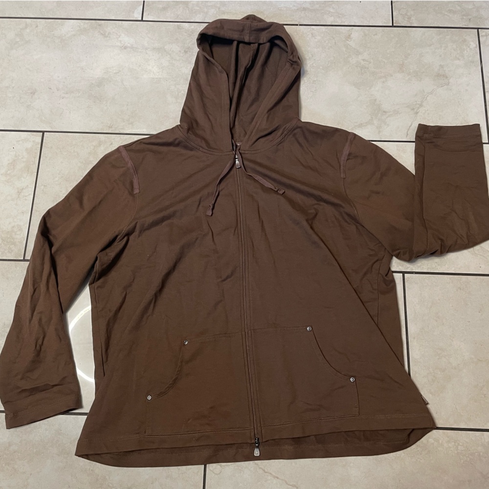 Liz Claiborne 1X Long Sleeve Zip-Up - Made in Northern Mariana Islands